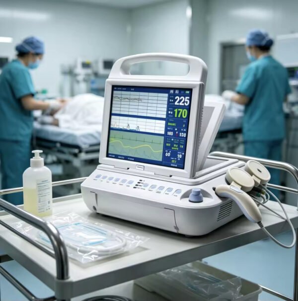MCF-21B Fetal Monitor Touch Screen Thermal Printer TOCO Maternal ECG Interface Fetal Monitor Obstetrical Monitor