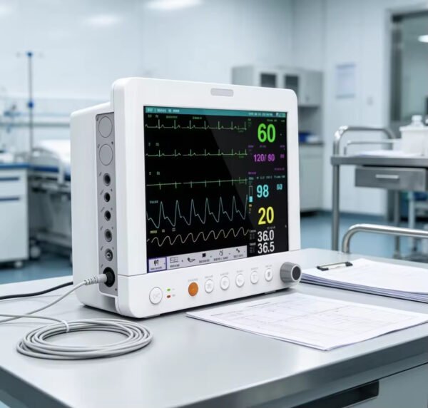 RN PET 12E Series Parameter Monitor 12 Inch Color TFT Display Multi Parameter Patient Monitor