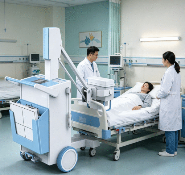 PLX5100 Portable Mobile Digital X-Ray Machine Made in China Electric Power Source