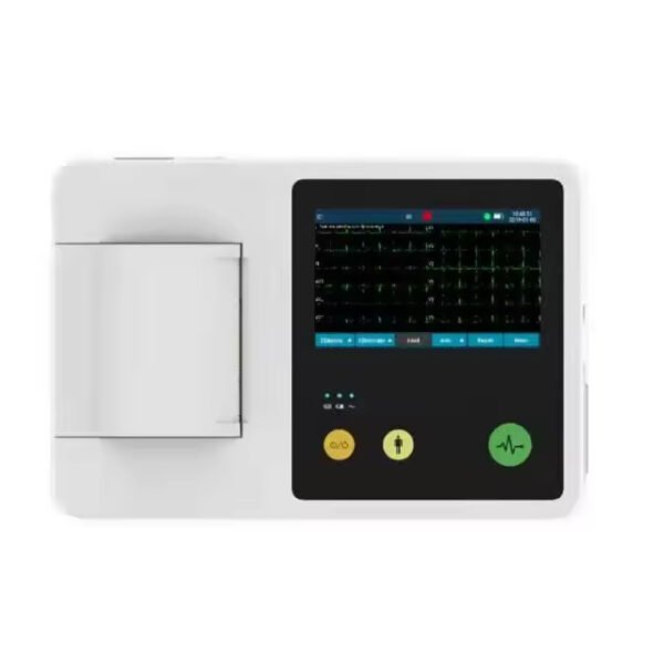 SE-303 3-Channel 12-Lead Portable Class II ECG Machine with Removable Battery 2-Year Warranty for Clinic Use Hubei Origin