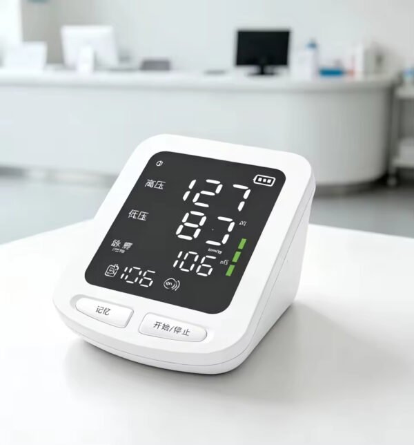 Nain-04 08E LED Screen Electronic Sphygmomanometer Portable Blood Pressure Monitor