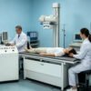 Nain-05 SF200BZ 200mA Medical X-Ray Machine Hospital Upright X-ray Machine 200mA Four-Way Movable Bed X Ray Machine