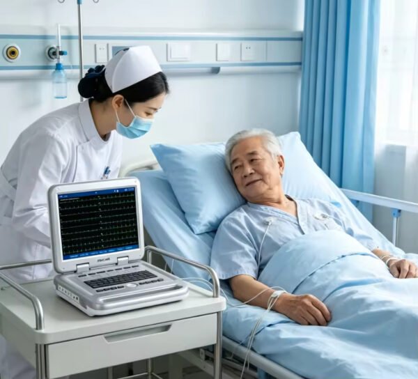 Nain-05 SE-12N Laptop Type ECG Machine 15 Inch ECG Machine with 12 Lead Synchronous Acquisition and Display 18 Channel Electrocardiogram