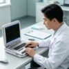 Nain-06 SE-12N Laptop Type ECG Machine 15 Inch ECG Machine with 12 Lead Synchronous Acquisition and Display 18 Channel Electrocardiogram