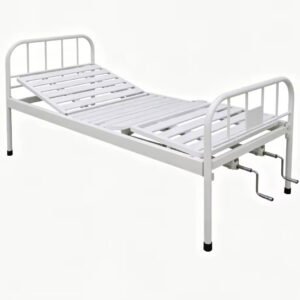 Main-01 T-01 2 Crank Bed Wholesale Clinic Manual Two-Function Hospital Steel Two Crank Medical Nursing Bed