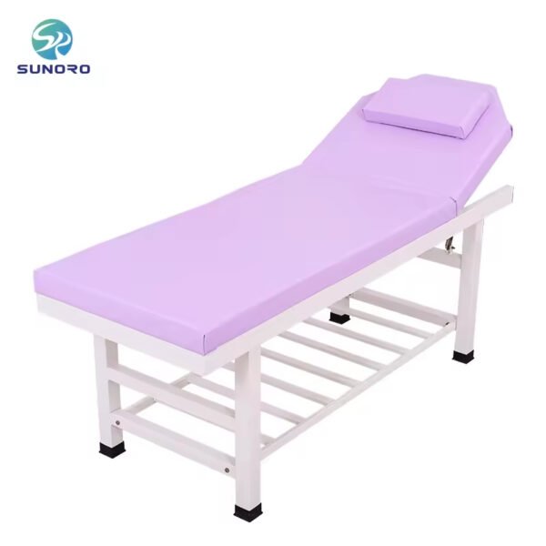 M003 Metal Frame Spa Massage Table for Facial Spa Bed Hospital Examination Bed Patient Comfort Durable