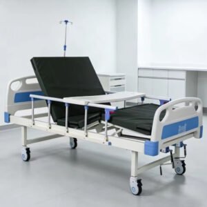 Main-01 T-05 2 Crank Bed Medical Equipment ABS Two Crank Manual Hospital Patient Nursing Bed