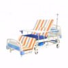 Main-01 T-401 The hospital special double bed, the medical nursing bed is manually adjusted, with guardrails, comfortable and durable