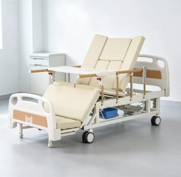 Main-01 TE-03 Multi-function Nursing Bed Motorized Manual Multi-Function Half Bending Nursing Hospital Bed