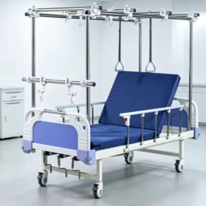SE-A02 Orthopedic Traction Bed Hospital Bed with Manual Mechanical Cranks Metal Medical Appliances Furniture