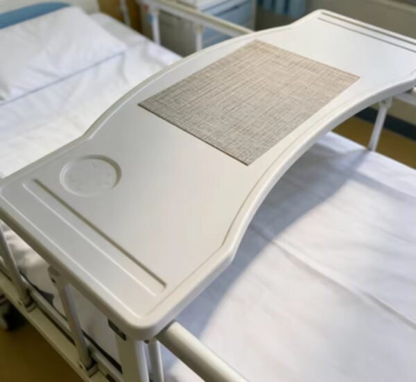 SP-04 Over-bed Table Medical Dining Table Board Metal ABS Plastic Material for Hospital Bed Use