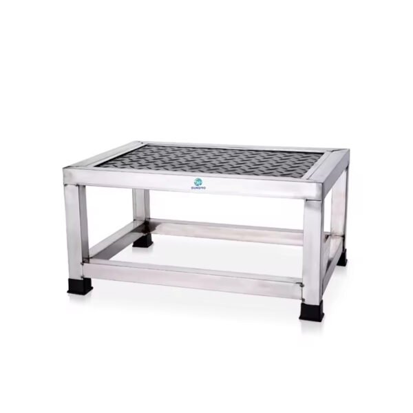 Main-02 SP-10 Sunoro Stainless Steel Pedal Thickened Non-Slip Footrest and Heightened Steps Examination Bed Stairs Step