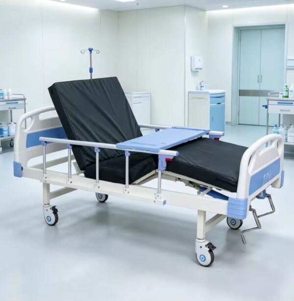 Main-02 T-06 2 Crank Bed Frame Patient Care Silent Double-Row Casters Manual Hospital Bed for Medical Ward