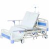 Main-02 T-401 The hospital special double bed, the medical nursing bed is manually adjusted, with guardrails, comfortable and durable
