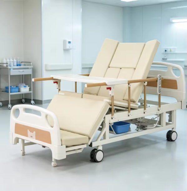 Main-02 TE-03 Multi-function Nursing Bed Motorized Manual Multi-Function Half Bending Nursing Hospital Bed
