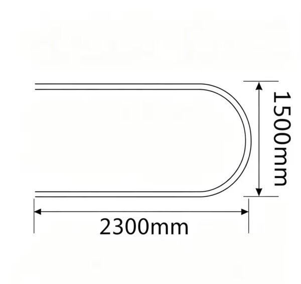 SP-17 U-shaped Partition Railway Curtains Hospital Bed Accessories