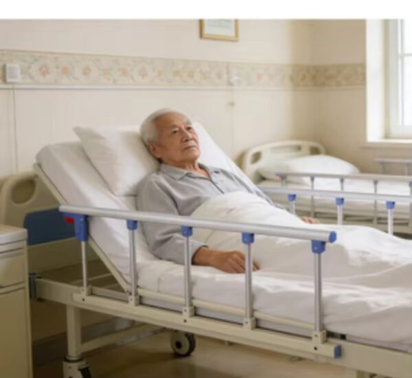 Main-03 SP-03 High Quality Manual Electric Medical Bed Multi-spec Foldable Aluminum Alloy Guardrail Hospital Bed Accessories Parts