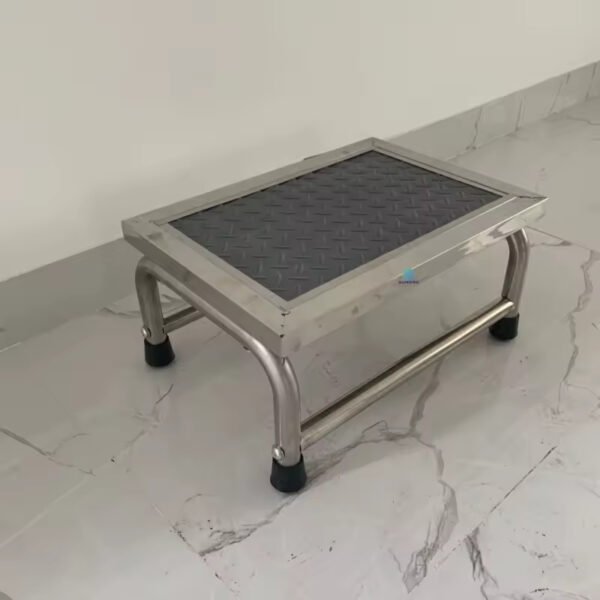 Main-03 SP-10 Sunoro Stainless Steel Pedal Thickened Non-Slip Footrest and Heightened Steps Examination Bed Stairs Step