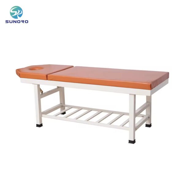 M003 Metal Frame Spa Massage Table for Facial Spa Bed Hospital Examination Bed Patient Comfort Durable