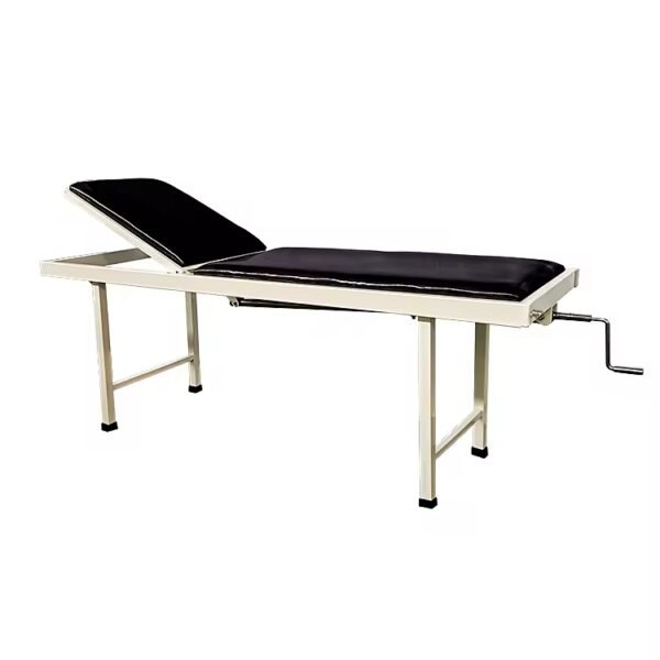 Main-04 A-16 Best Selling Factory-Sold Medical Bed Steel Base with Artificial Leather Cover Patient Exam Table Examination Bed