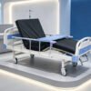 Main-04 T-06 2 Crank Bed Frame Patient Care Silent Double-Row Casters Manual Hospital Bed for Medical Ward