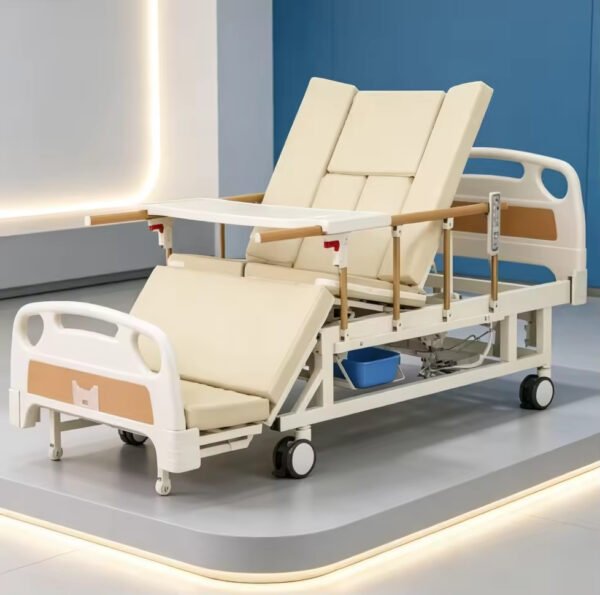 Main-04 TE-03 Multi-function Nursing Bed Motorized Manual Multi-Function Half Bending Nursing Hospital Bed