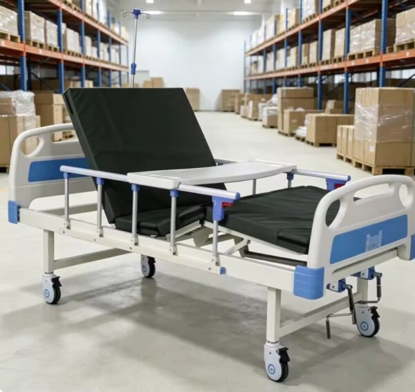 Main-05 T-05 2 Crank Bed Medical Equipment ABS Two Crank Manual Hospital Patient Nursing Bed