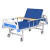 C-03 Single Crank Bed Manual Nursing ABS 6cm Mattress Flatbed Elderly Patients Hospital Home