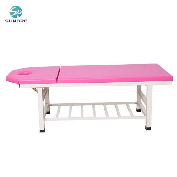 M003 Metal Frame Spa Massage Table for Facial Spa Bed Hospital Examination Bed Patient Comfort Durable